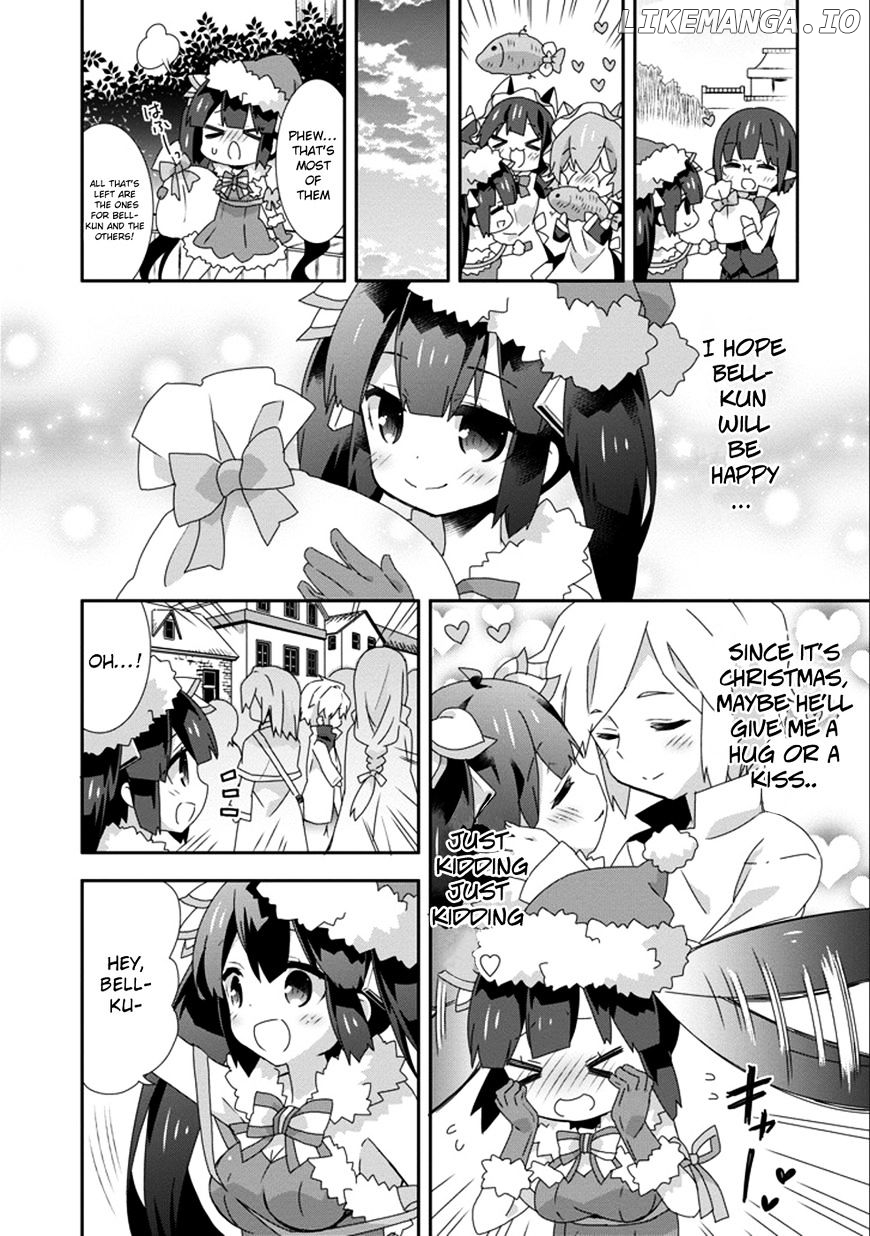 Dungeon ni Deai o Motomeru no wa Machigatte Iru Darou ka 4-koma - Kami-sama no Nichijou chapter 24 - page 11