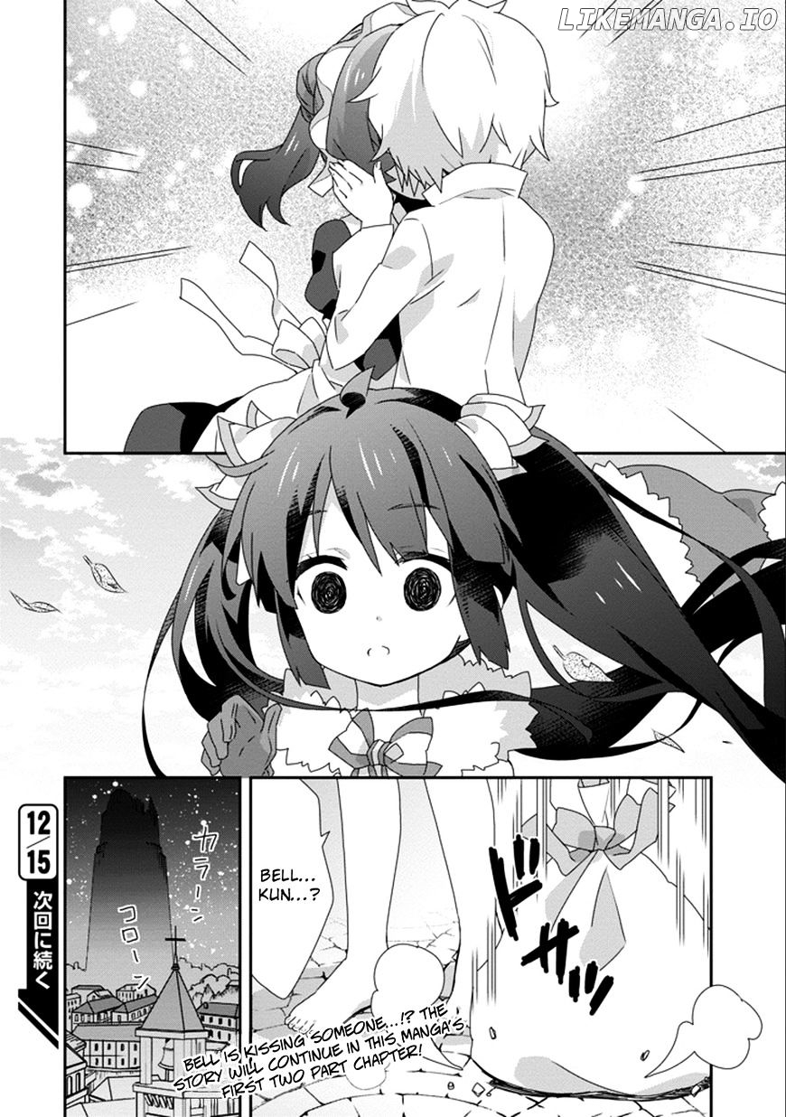 Dungeon ni Deai o Motomeru no wa Machigatte Iru Darou ka 4-koma - Kami-sama no Nichijou chapter 24 - page 12