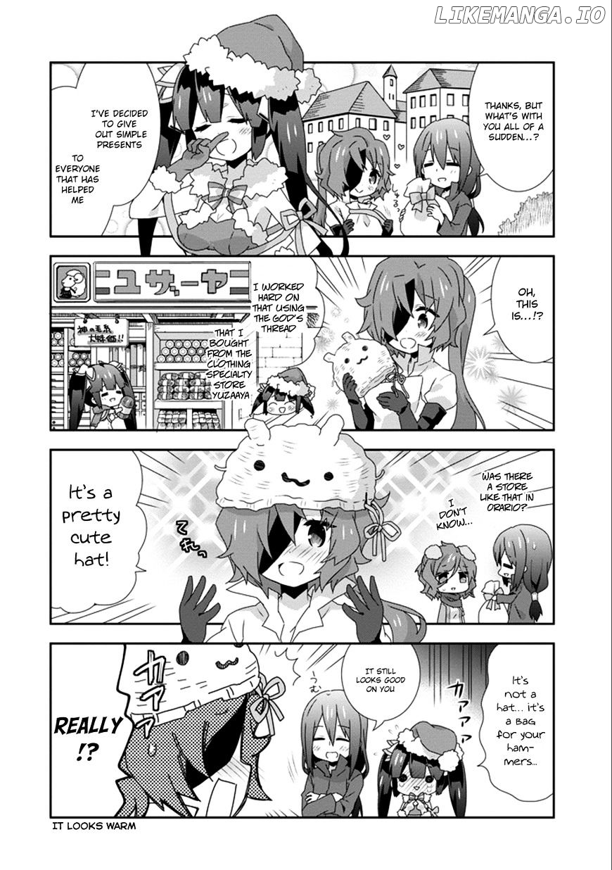 Dungeon ni Deai o Motomeru no wa Machigatte Iru Darou ka 4-koma - Kami-sama no Nichijou chapter 24 - page 6