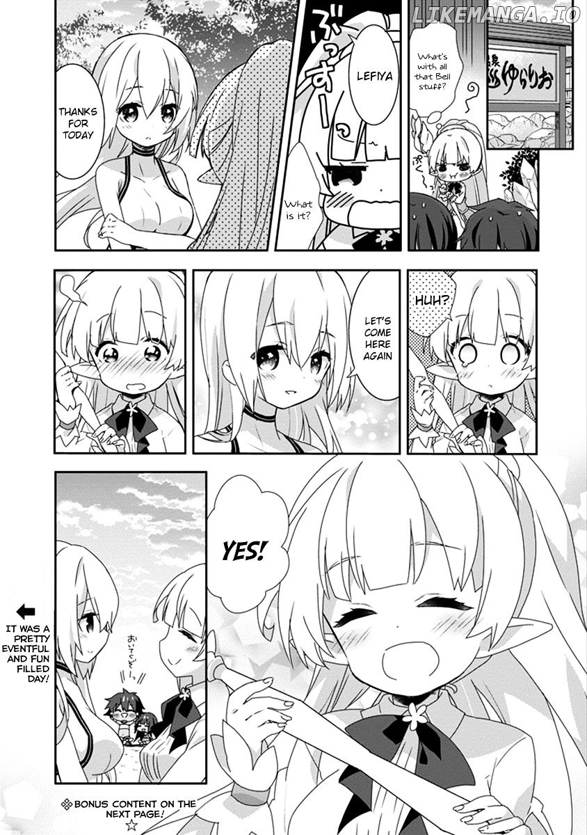 Dungeon ni Deai o Motomeru no wa Machigatte Iru Darou ka 4-koma - Kami-sama no Nichijou chapter 27 - page 12
