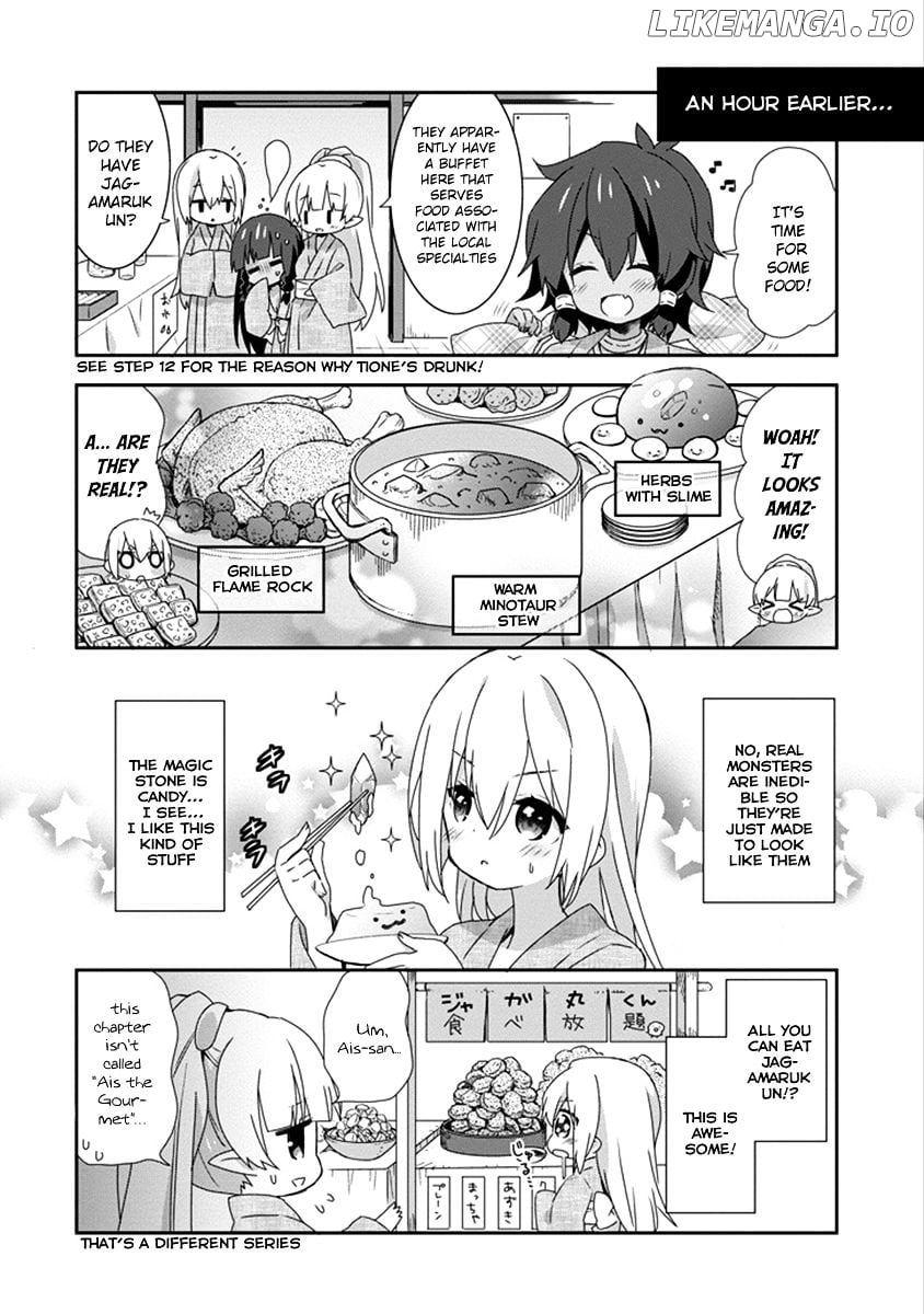 Dungeon ni Deai o Motomeru no wa Machigatte Iru Darou ka 4-koma - Kami-sama no Nichijou chapter 27 - page 5
