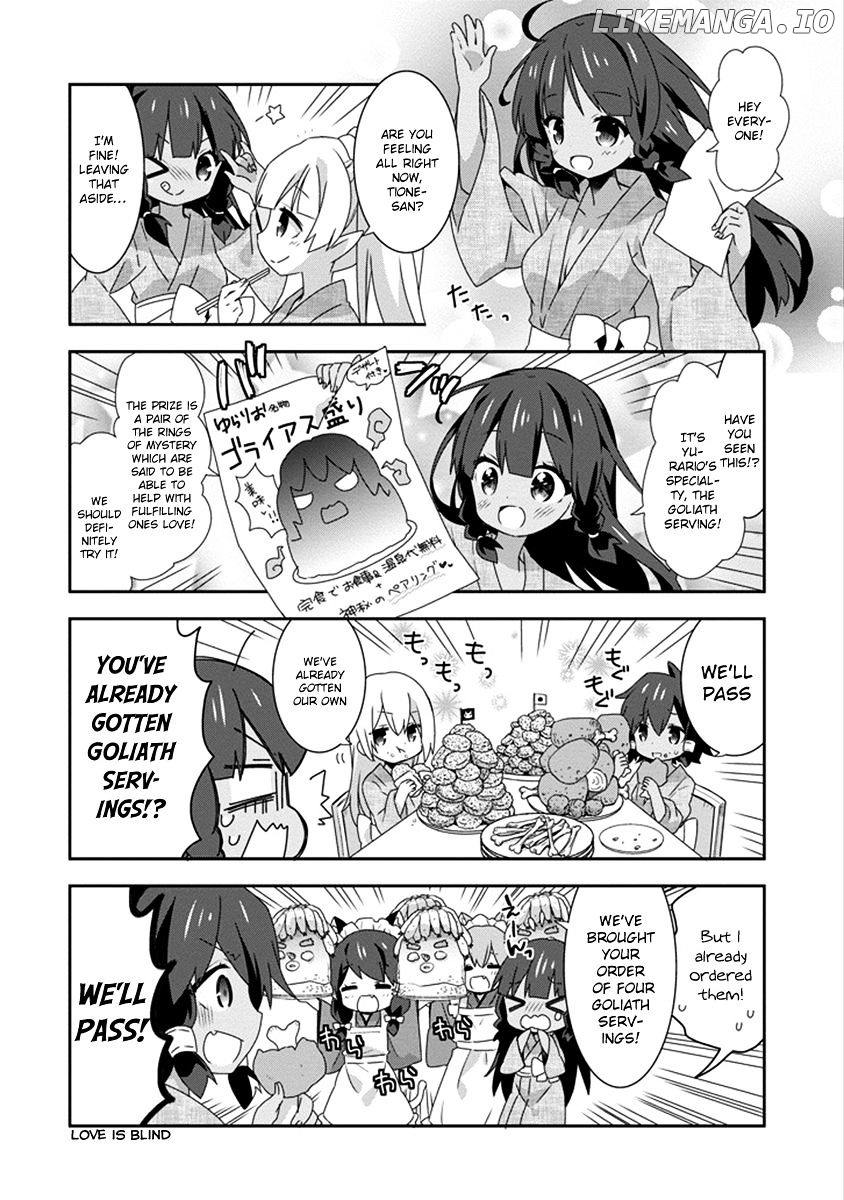 Dungeon ni Deai o Motomeru no wa Machigatte Iru Darou ka 4-koma - Kami-sama no Nichijou chapter 27 - page 7