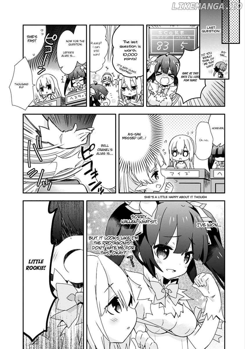 Dungeon ni Deai o Motomeru no wa Machigatte Iru Darou ka 4-koma - Kami-sama no Nichijou chapter 28 - page 12