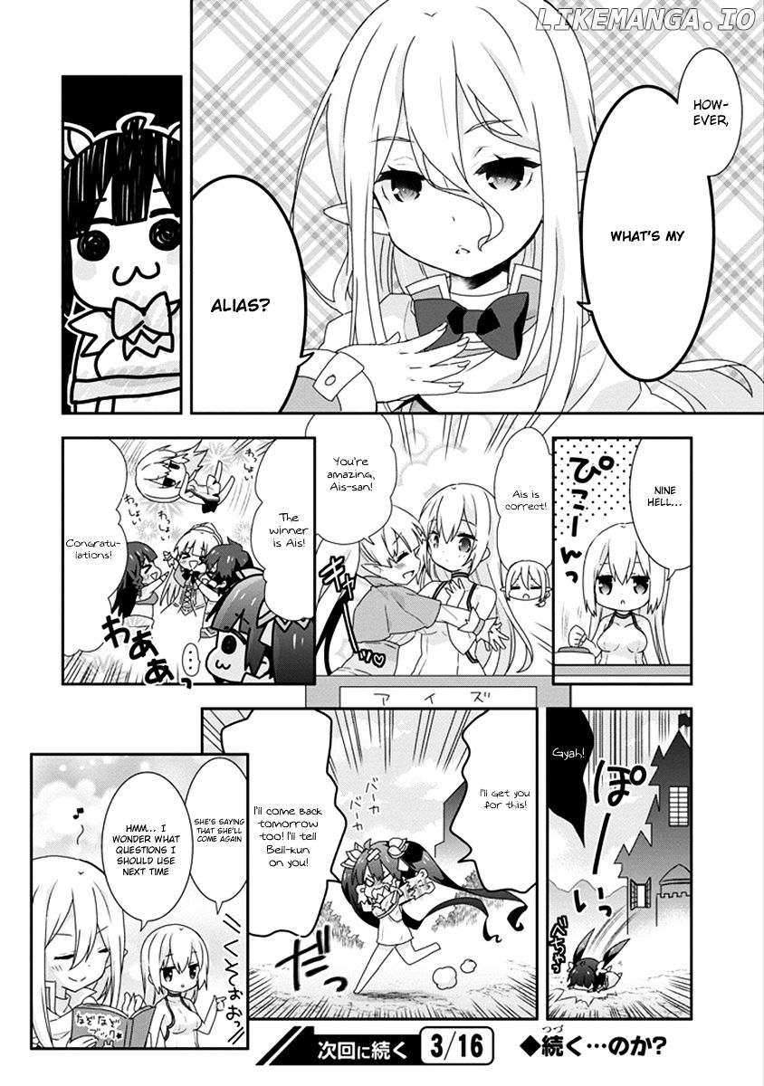 Dungeon ni Deai o Motomeru no wa Machigatte Iru Darou ka 4-koma - Kami-sama no Nichijou chapter 28 - page 13