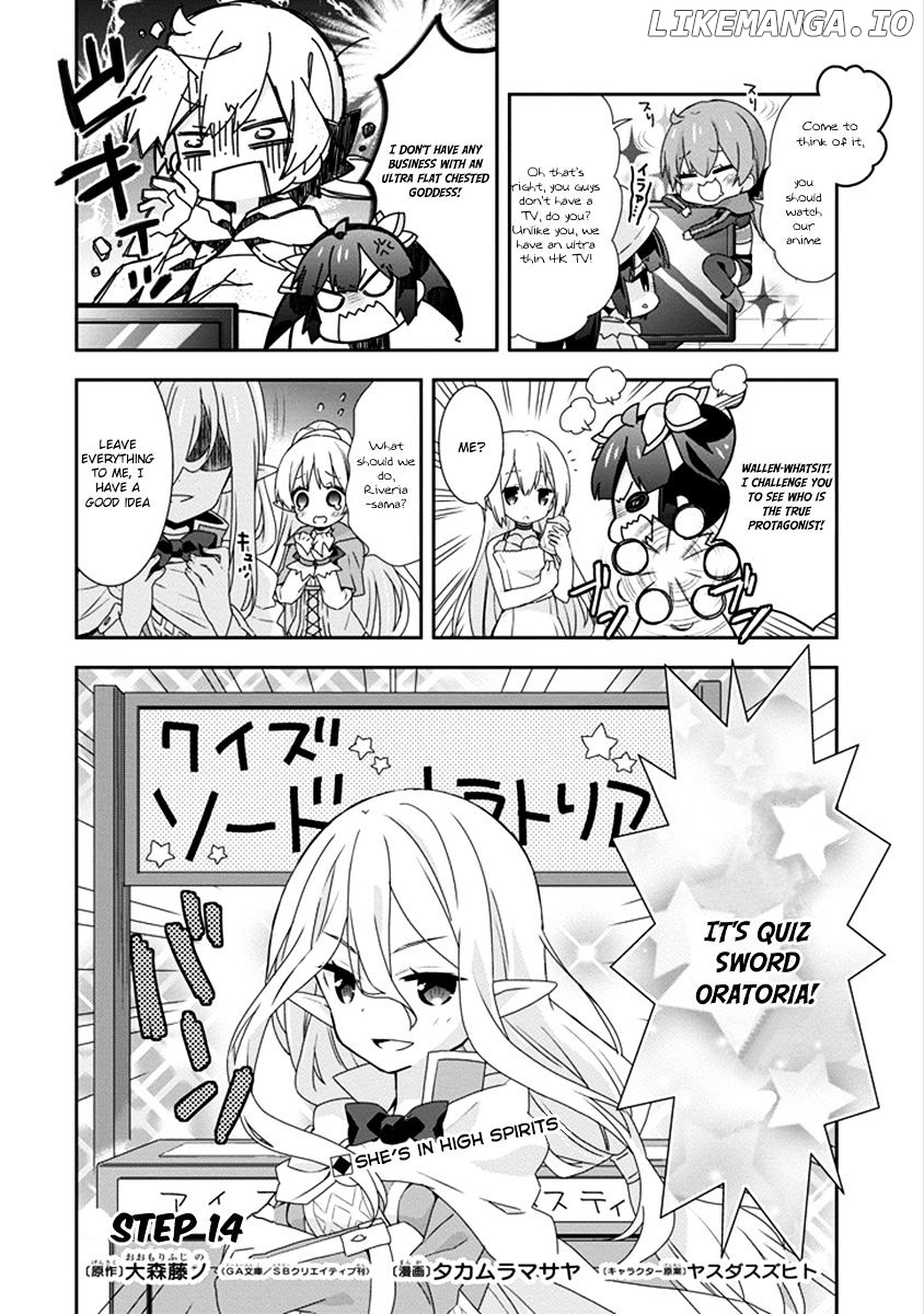 Dungeon ni Deai o Motomeru no wa Machigatte Iru Darou ka 4-koma - Kami-sama no Nichijou chapter 28 - page 5