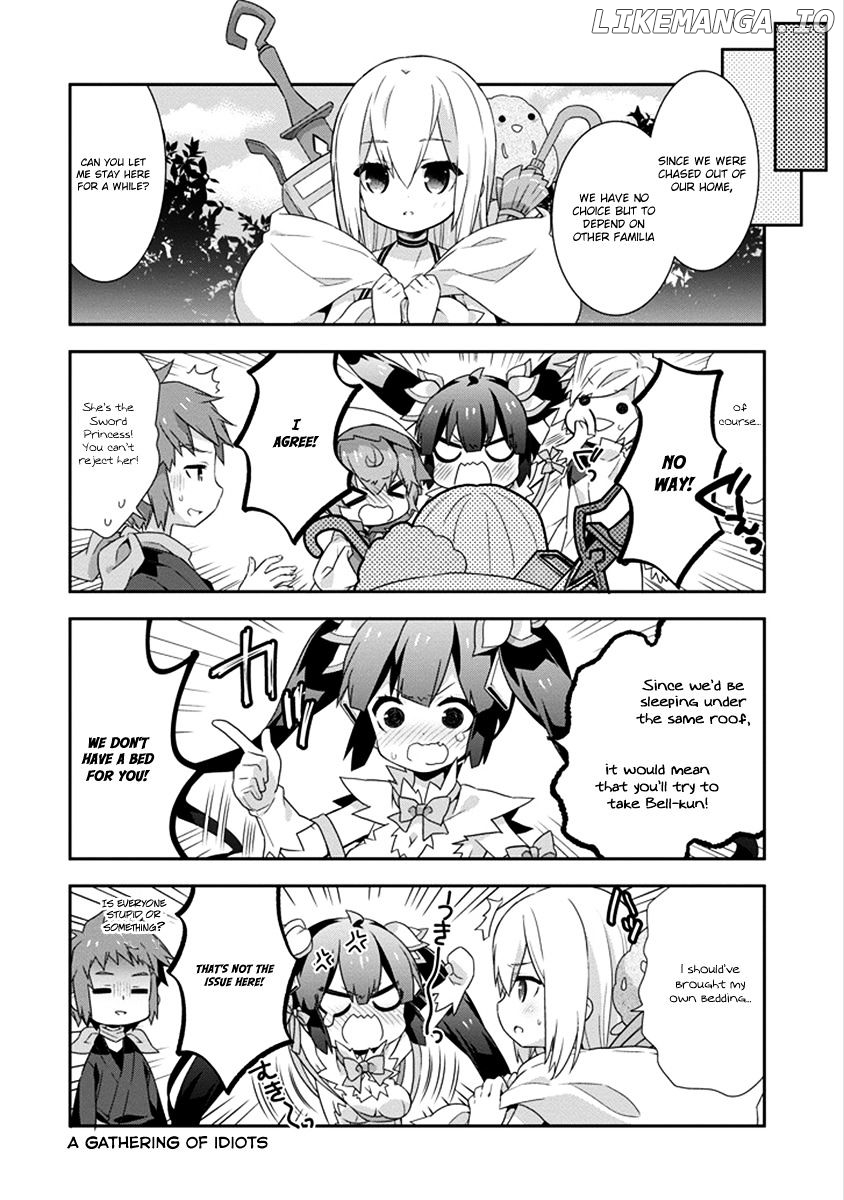 Dungeon ni Deai o Motomeru no wa Machigatte Iru Darou ka 4-koma - Kami-sama no Nichijou chapter 29 - page 6