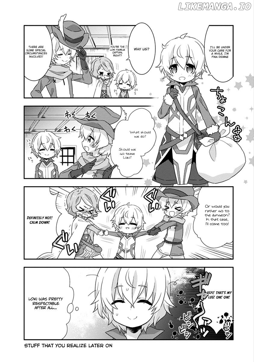 Dungeon ni Deai o Motomeru no wa Machigatte Iru Darou ka 4-koma - Kami-sama no Nichijou chapter 29 - page 7
