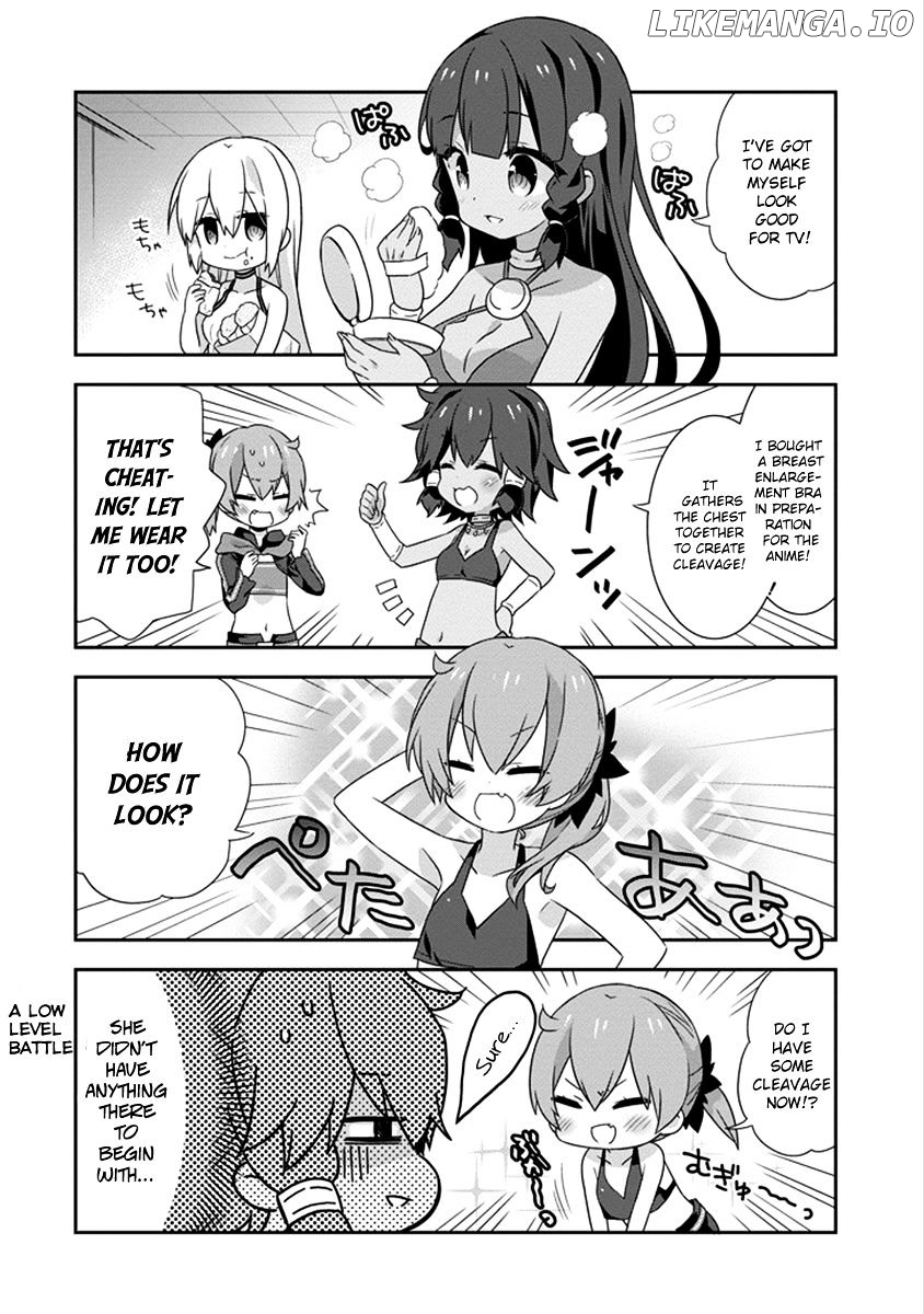 Dungeon ni Deai o Motomeru no wa Machigatte Iru Darou ka 4-koma - Kami-sama no Nichijou chapter 30 - page 5