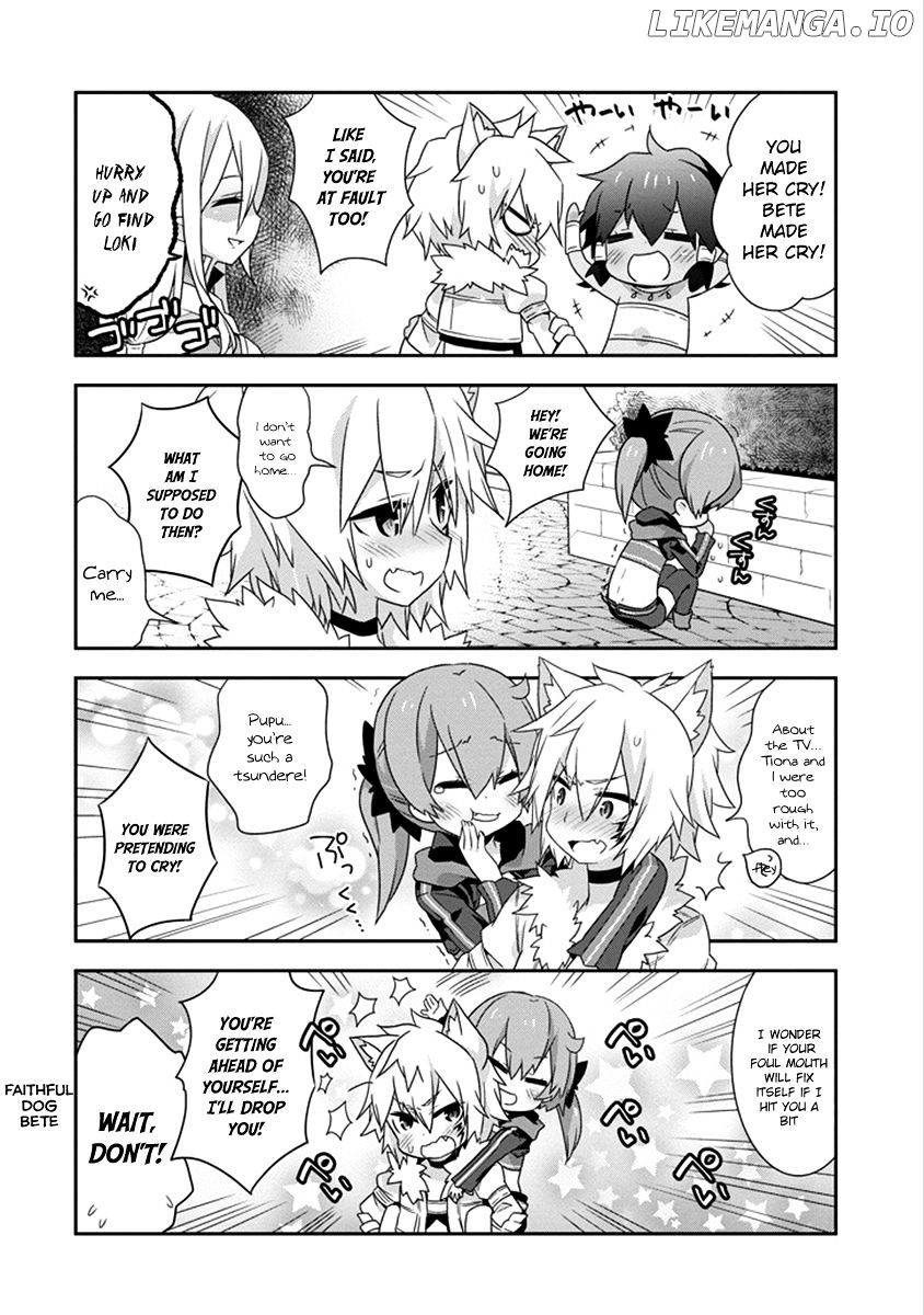 Dungeon ni Deai o Motomeru no wa Machigatte Iru Darou ka 4-koma - Kami-sama no Nichijou chapter 30 - page 7