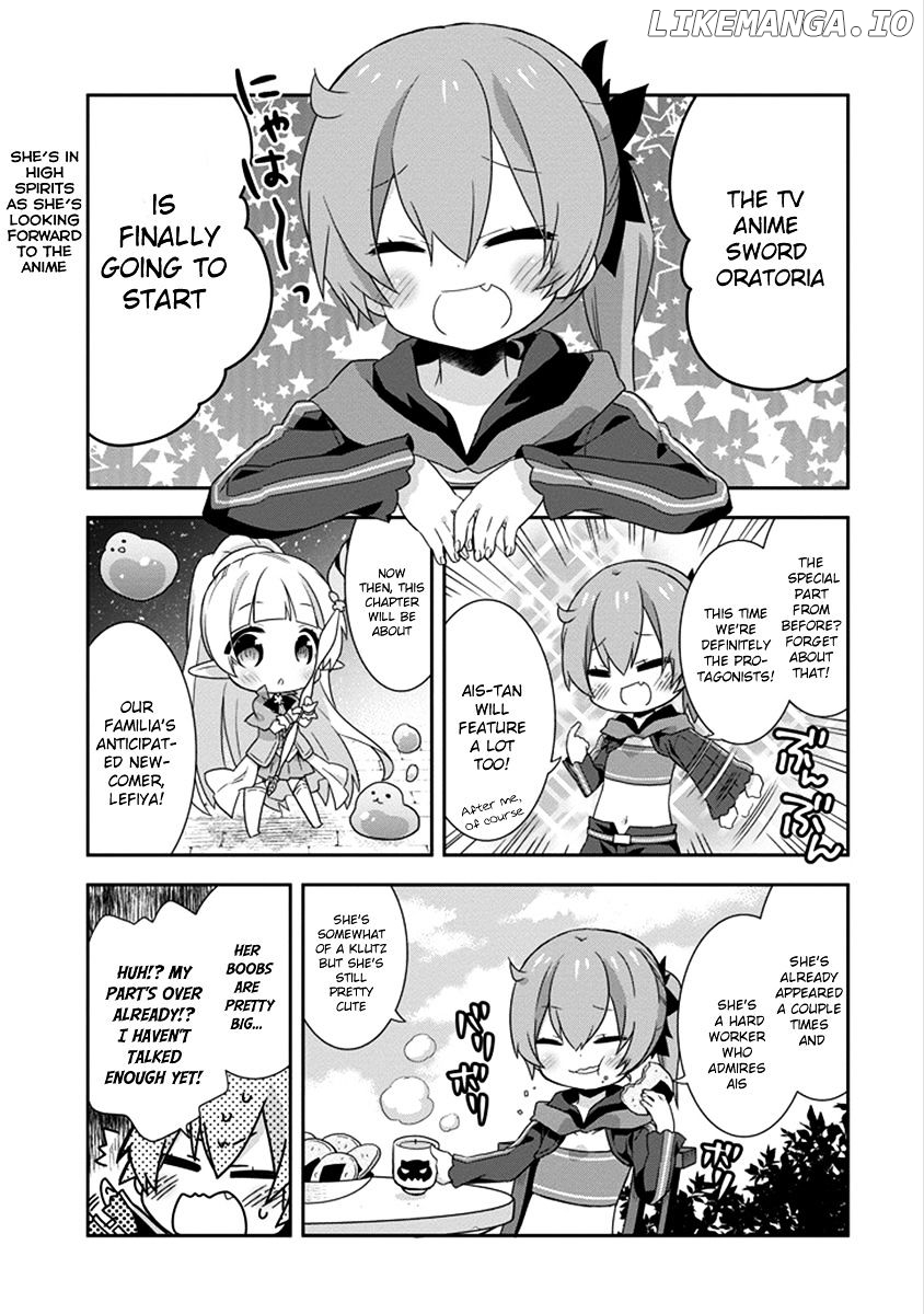 Dungeon ni Deai o Motomeru no wa Machigatte Iru Darou ka 4-koma - Kami-sama no Nichijou chapter 31 - page 4