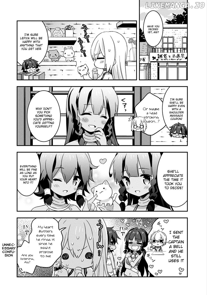 Dungeon ni Deai o Motomeru no wa Machigatte Iru Darou ka 4-koma - Kami-sama no Nichijou chapter 32 - page 8