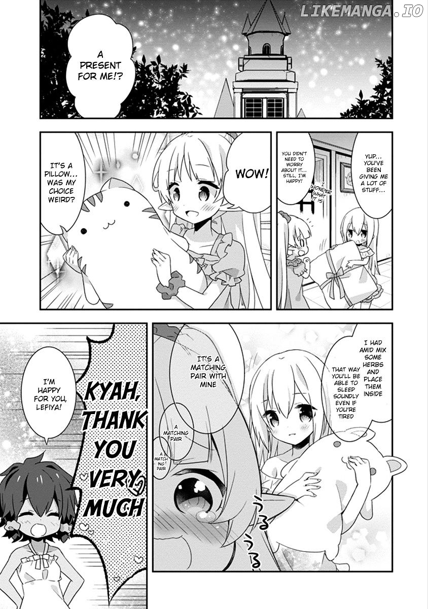 Dungeon ni Deai o Motomeru no wa Machigatte Iru Darou ka 4-koma - Kami-sama no Nichijou chapter 32 - page 9