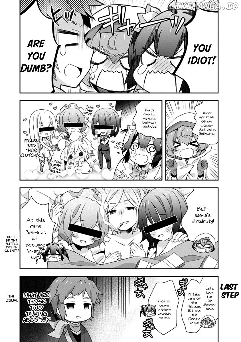 Dungeon ni Deai o Motomeru no wa Machigatte Iru Darou ka 4-koma - Kami-sama no Nichijou chapter 33 - page 5