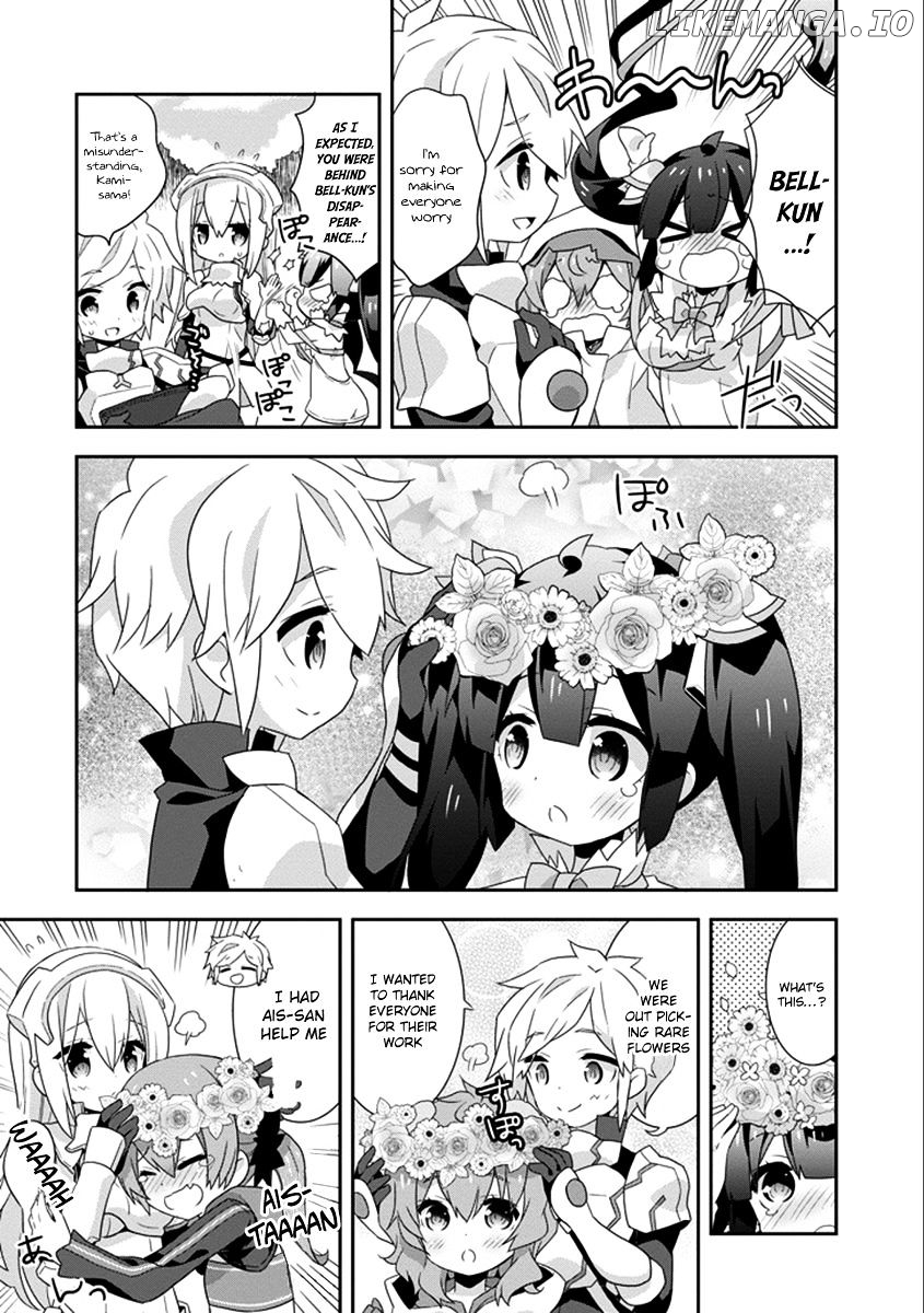 Dungeon ni Deai o Motomeru no wa Machigatte Iru Darou ka 4-koma - Kami-sama no Nichijou chapter 33 - page 9