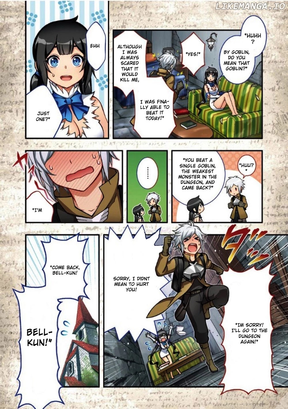Dungeon ni Deai wo Motomeru no wa Machigatteiru Darou ka II chapter 0.1 - page 4