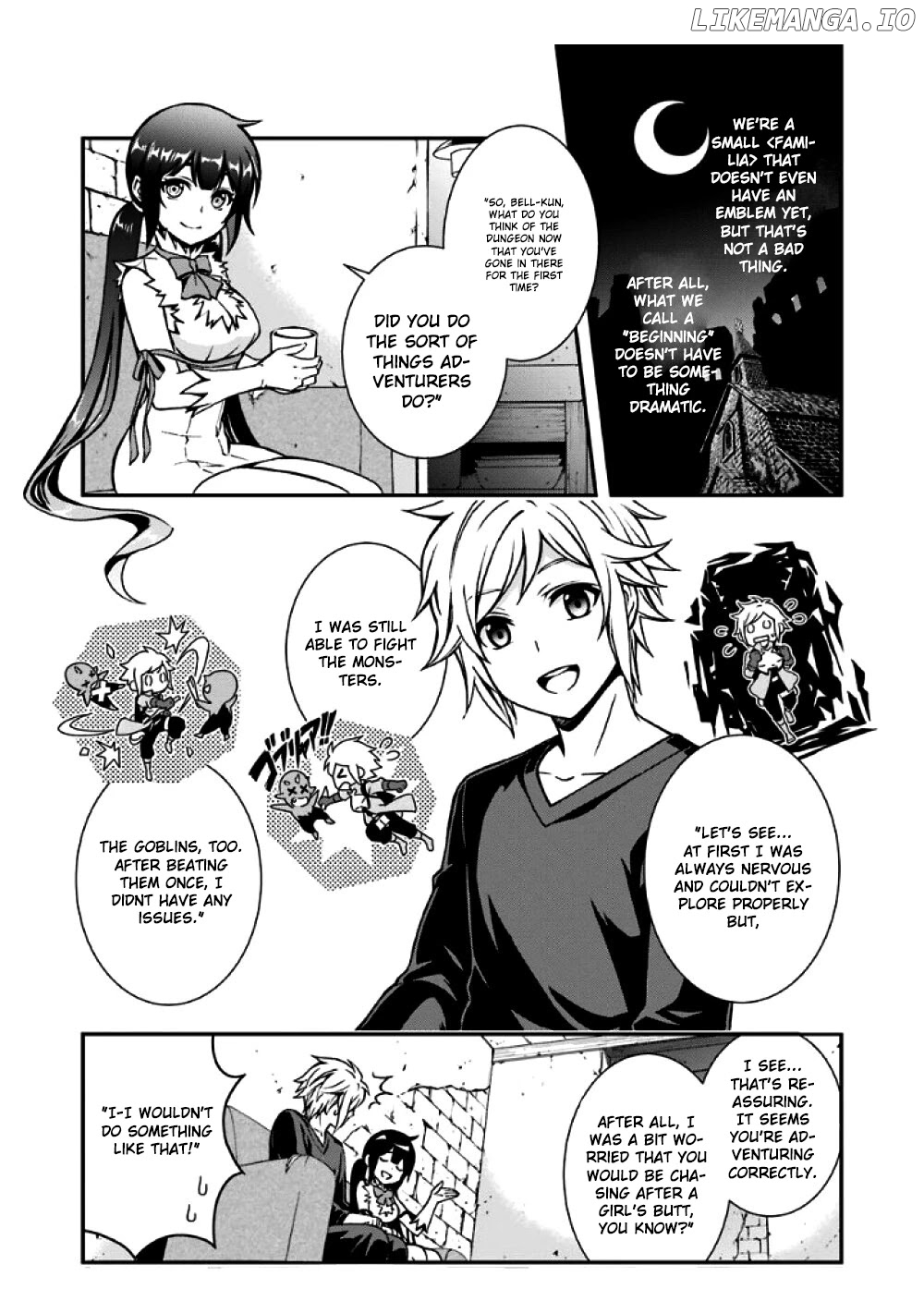 Dungeon ni Deai wo Motomeru no wa Machigatteiru Darou ka II chapter 0.1 - page 7