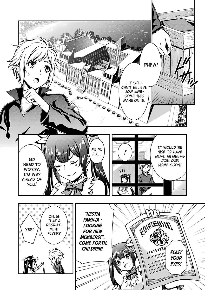 Dungeon ni Deai wo Motomeru no wa Machigatteiru Darou ka II chapter 1 - page 12