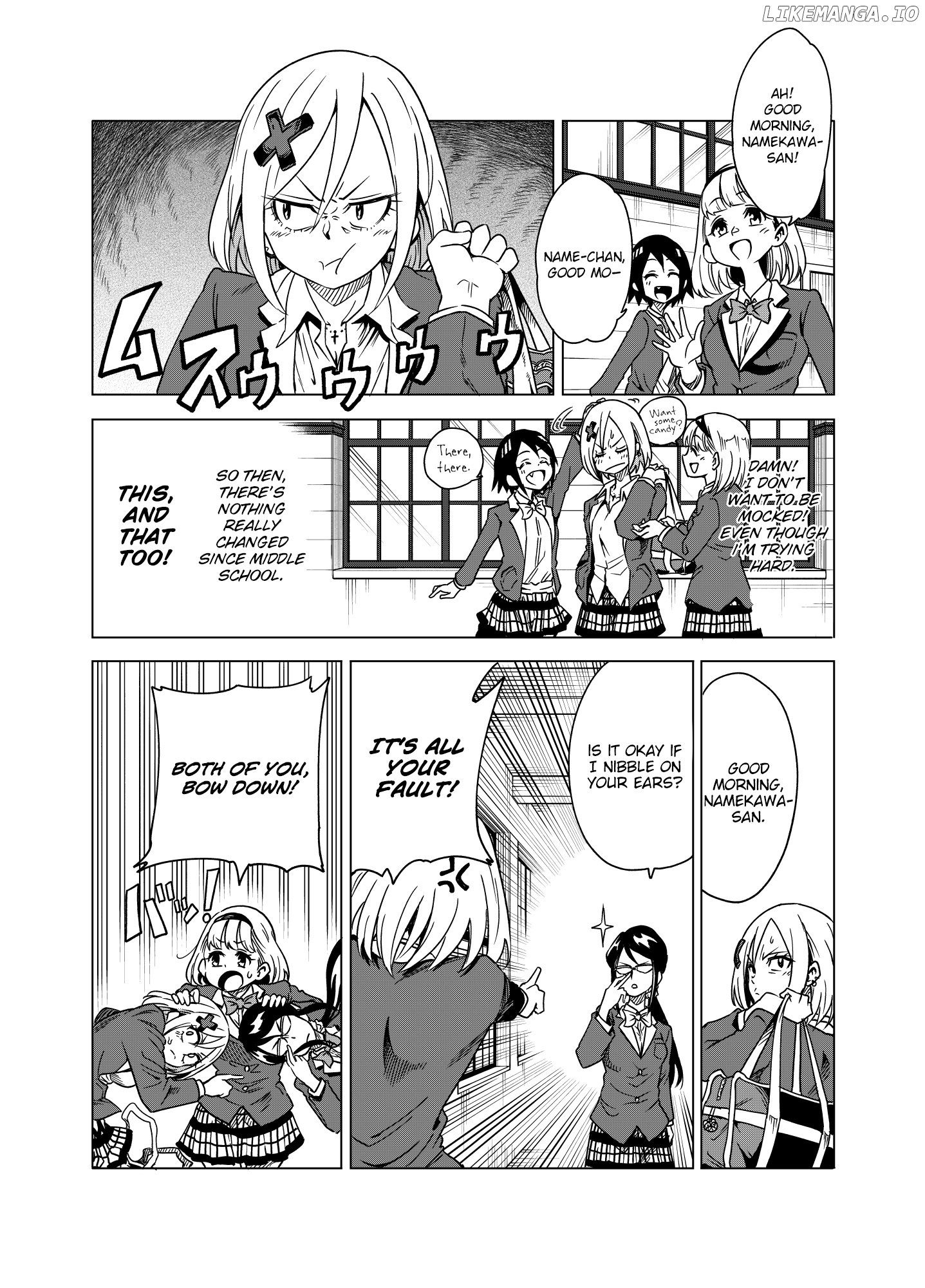 Namekawa-San Won’t Be Bullied chapter 4 - page 1