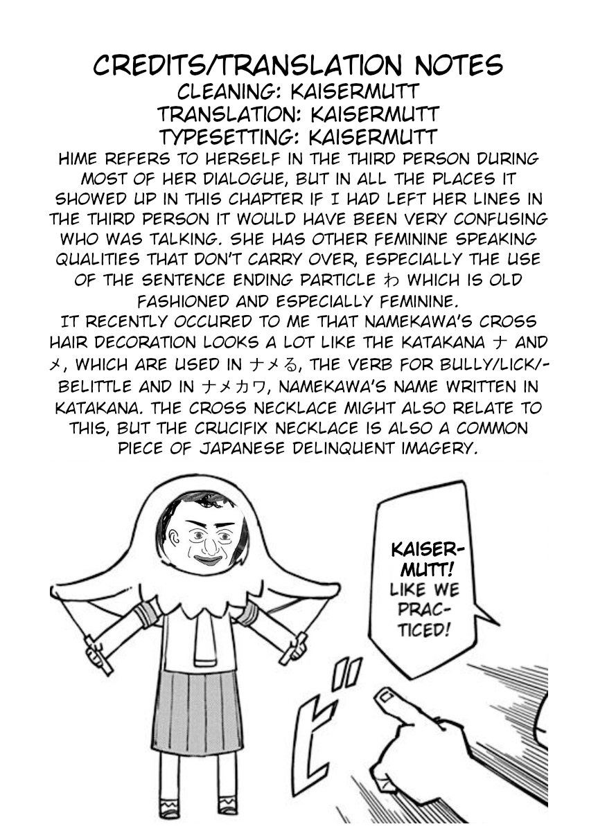 Namekawa-San Won’t Be Bullied chapter 21 - page 5