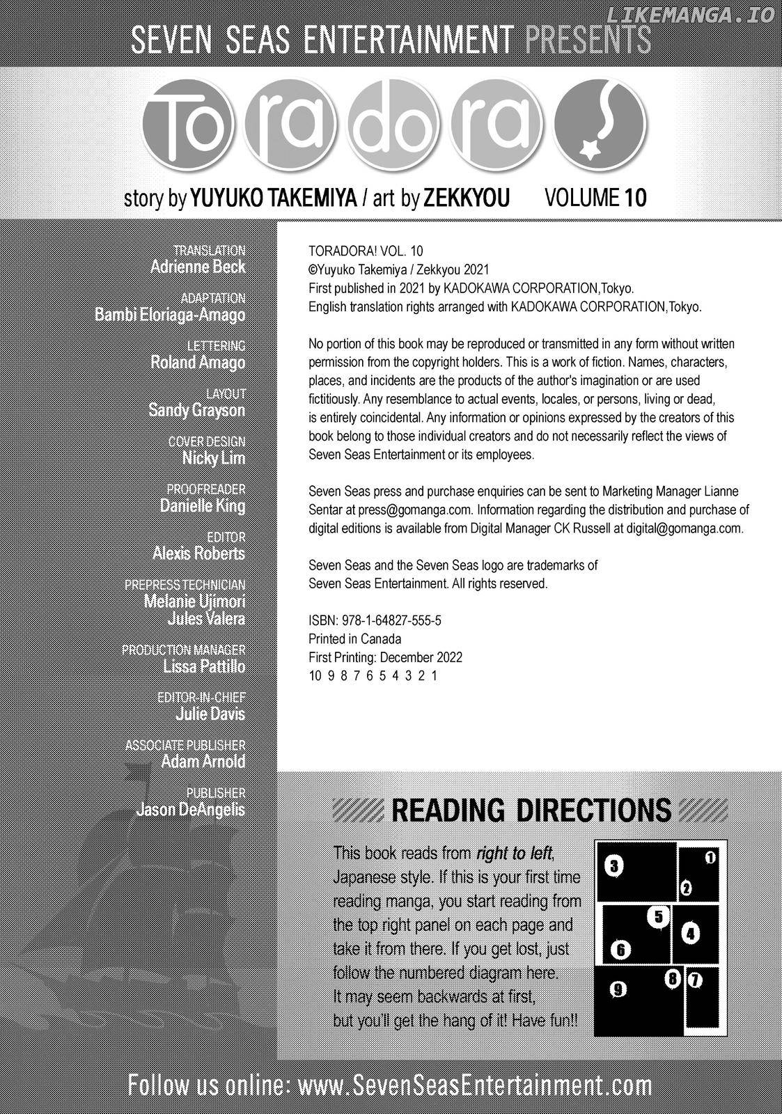 Toradora! - Manga chapter 88.5 - page 10
