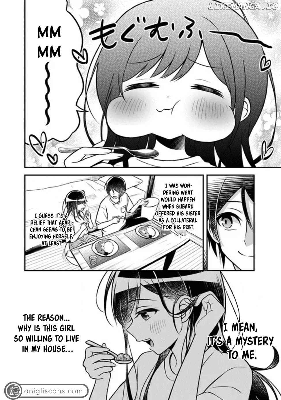 Yuujin ni 500 Yen Kashitara Shakkin no Kata ni Imouto wo Yokoshitekita no Dakeredo, Ore wa Ittai Dou Sureba Iin Darou chapter 2 - page 14
