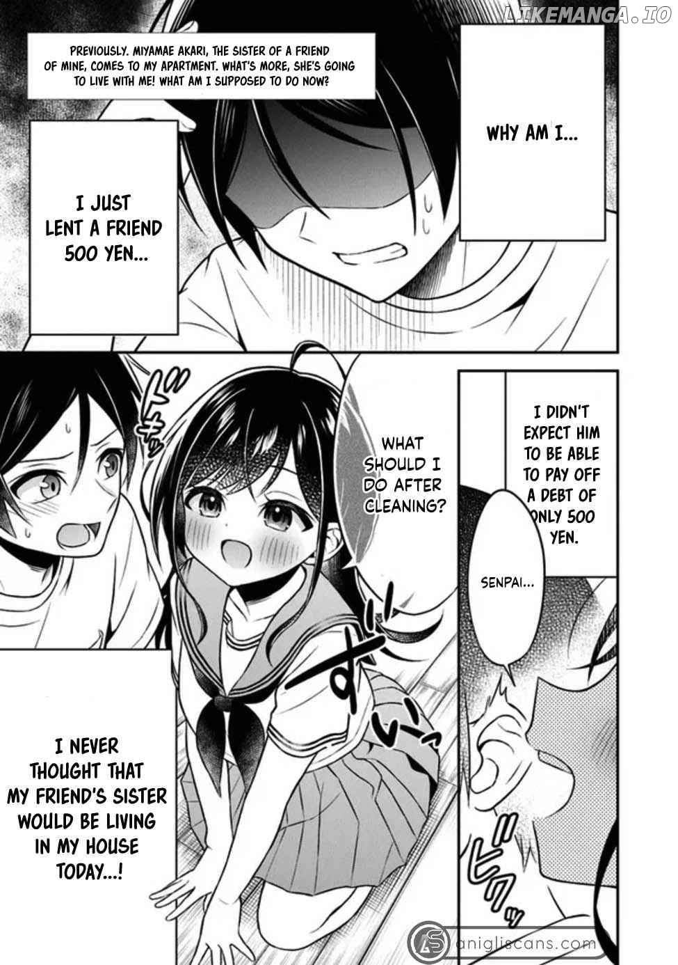 Yuujin ni 500 Yen Kashitara Shakkin no Kata ni Imouto wo Yokoshitekita no Dakeredo, Ore wa Ittai Dou Sureba Iin Darou chapter 2 - page 3