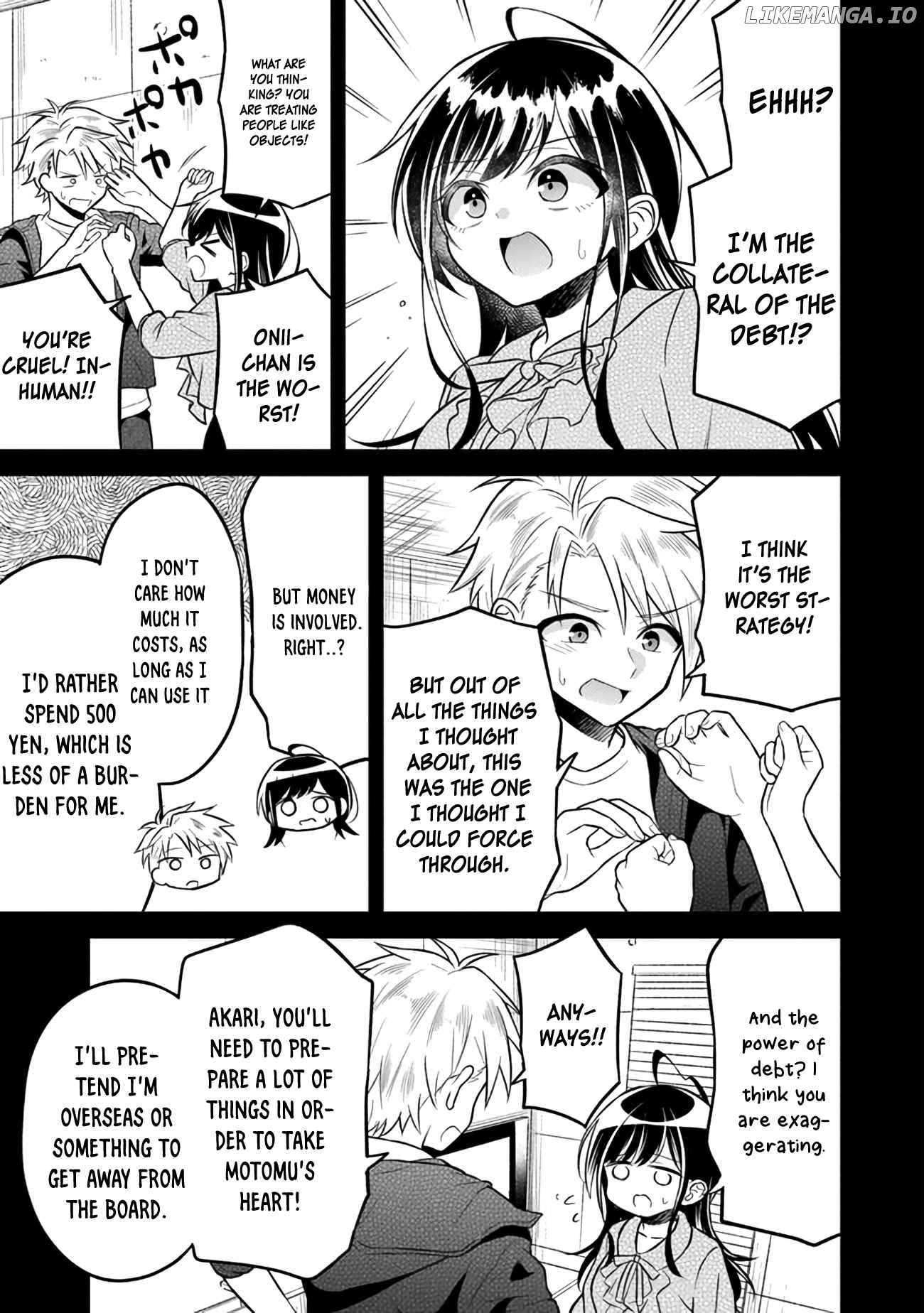 Yuujin ni 500 Yen Kashitara Shakkin no Kata ni Imouto wo Yokoshitekita no Dakeredo, Ore wa Ittai Dou Sureba Iin Darou chapter 5 - page 7