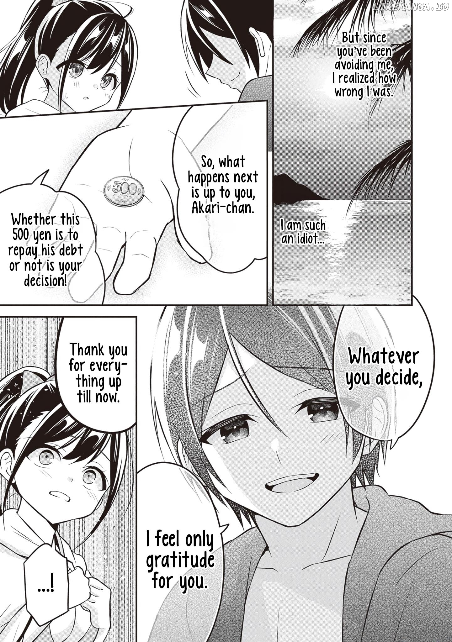 Yuujin ni 500 Yen Kashitara Shakkin no Kata ni Imouto wo Yokoshitekita no Dakeredo, Ore wa Ittai Dou Sureba Iin Darou chapter 11 - page 22
