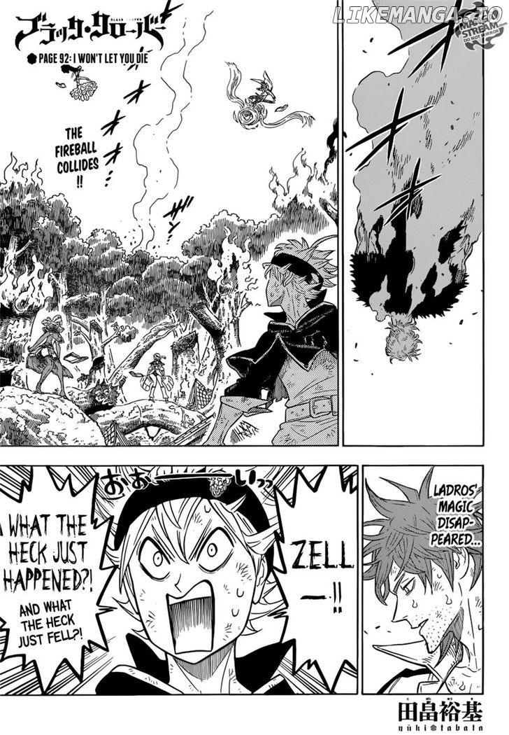 Black Clover chapter 92 - page 1