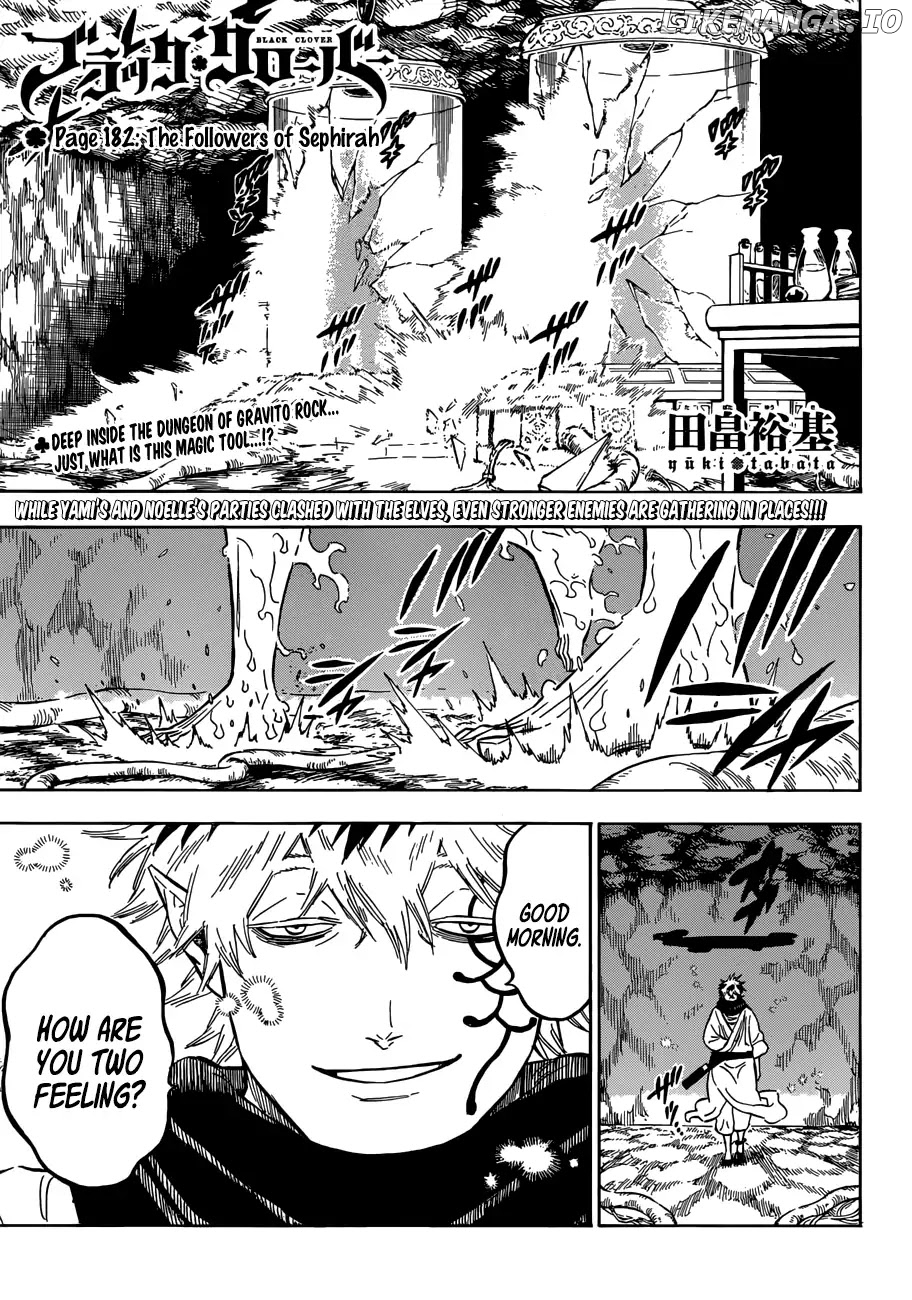 Black Clover chapter 182 - page 1