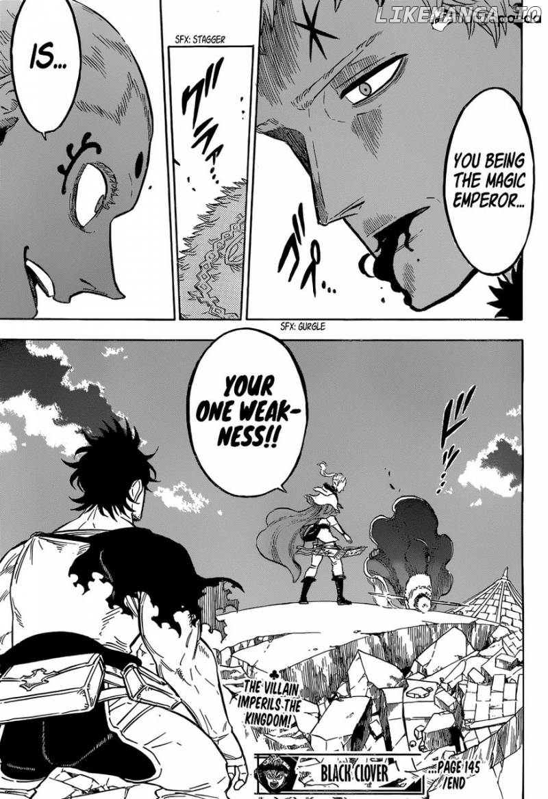 Black Clover chapter 145 - page 15