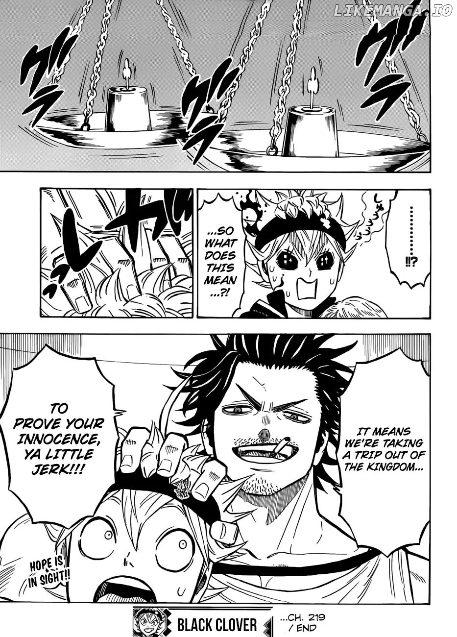 Black Clover chapter 219 - page 14