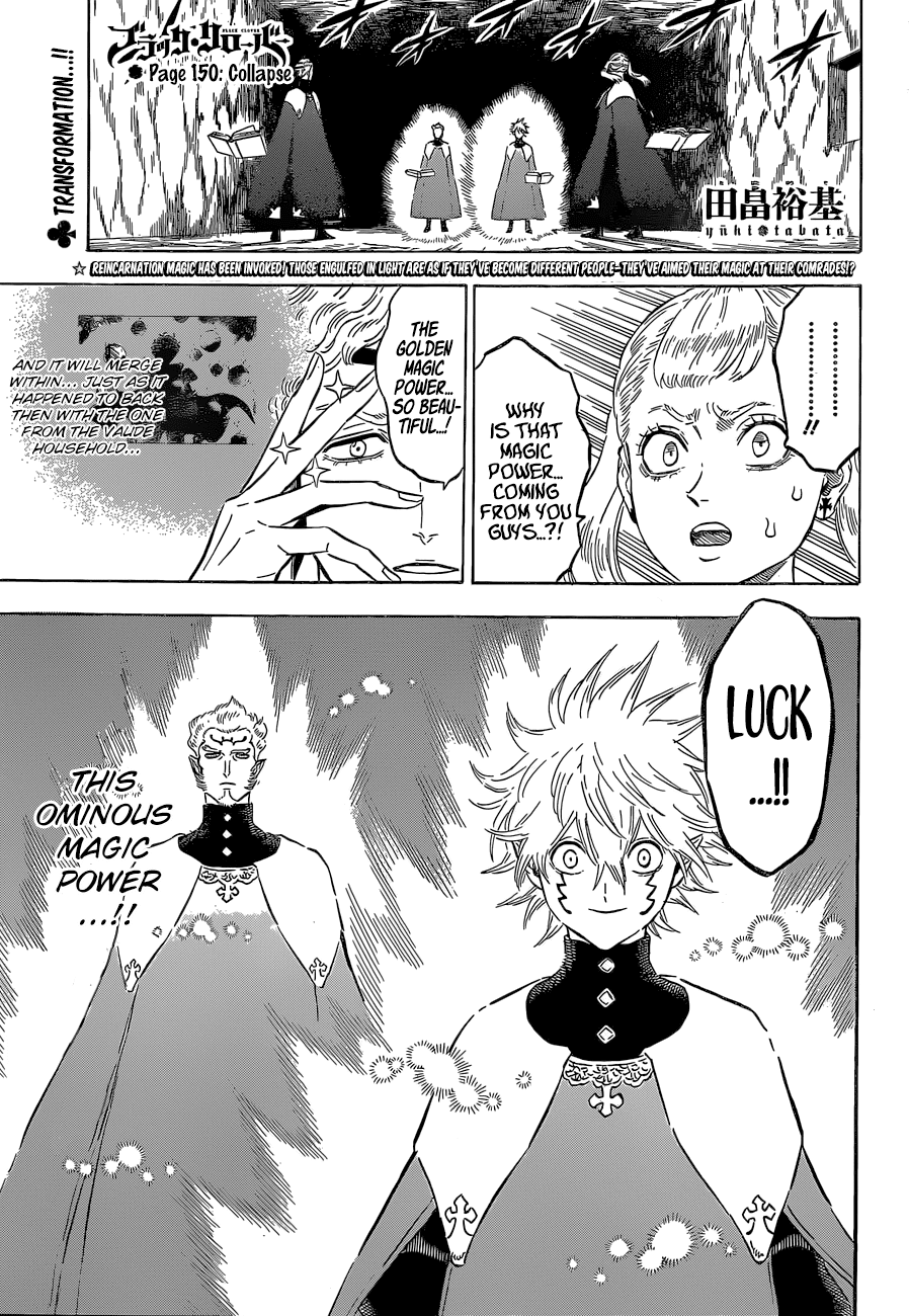 Black Clover chapter 150 - page 1