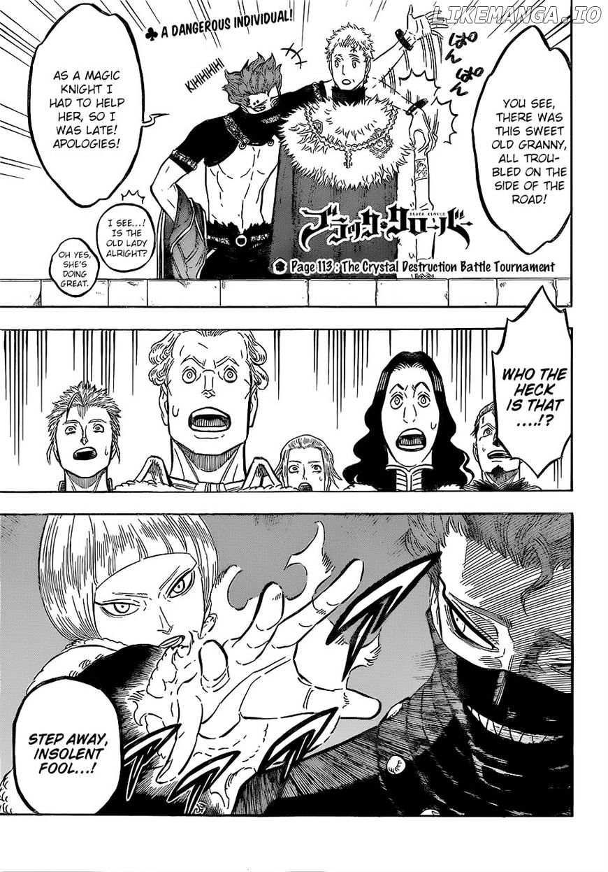 Black Clover chapter 113 - page 1