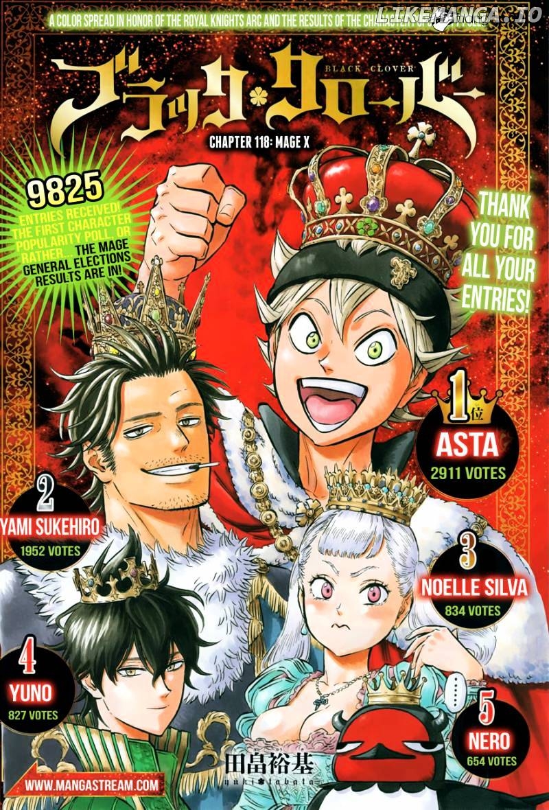 Black Clover chapter 118 - page 1
