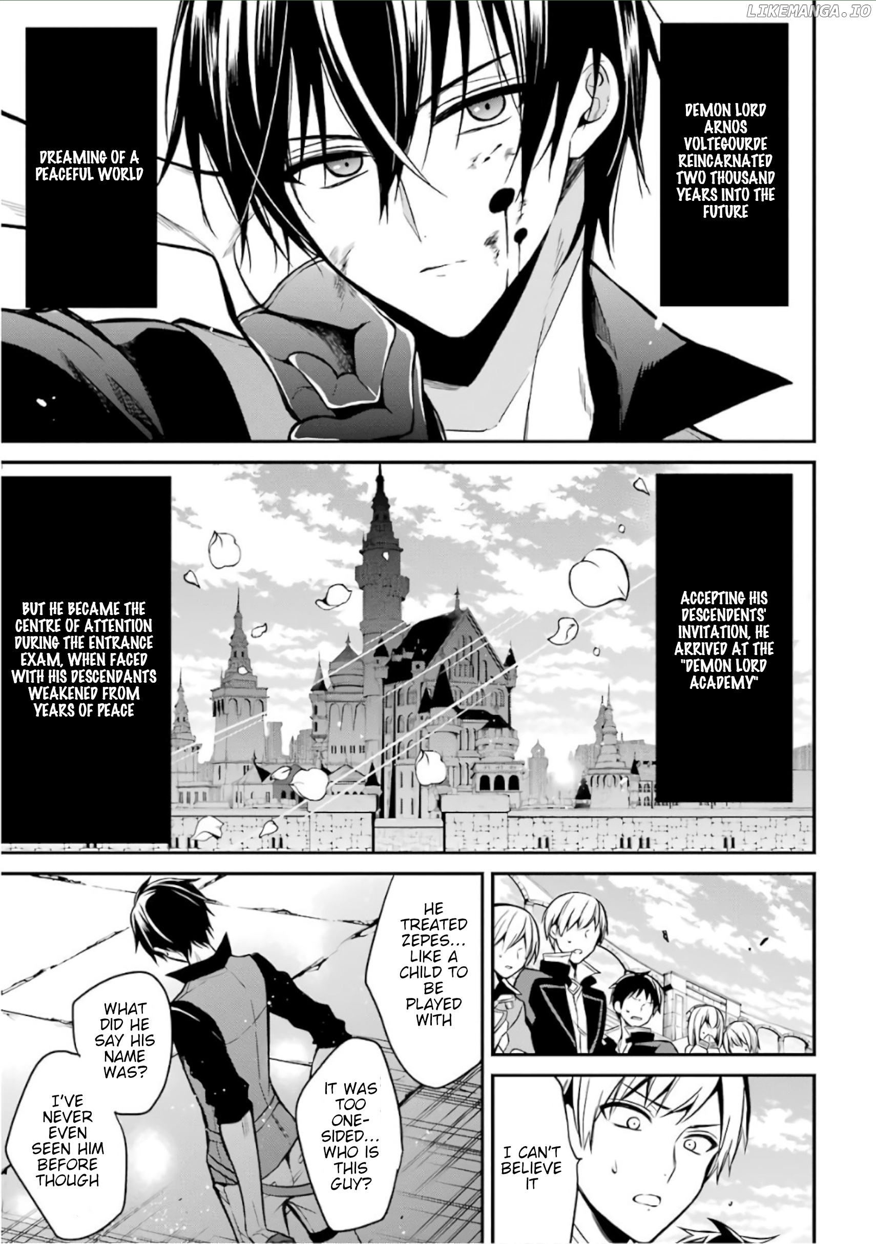 Maou Gakuin no Futekigousha chapter 2 - page 1