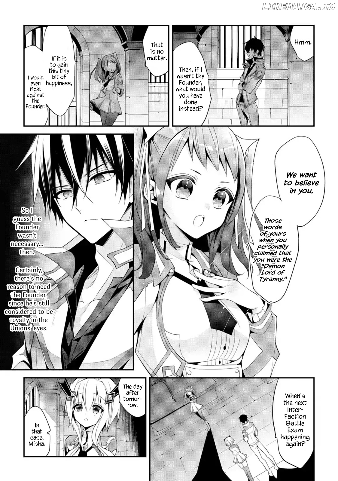Maou Gakuin no Futekigousha chapter 13.5 - page 1