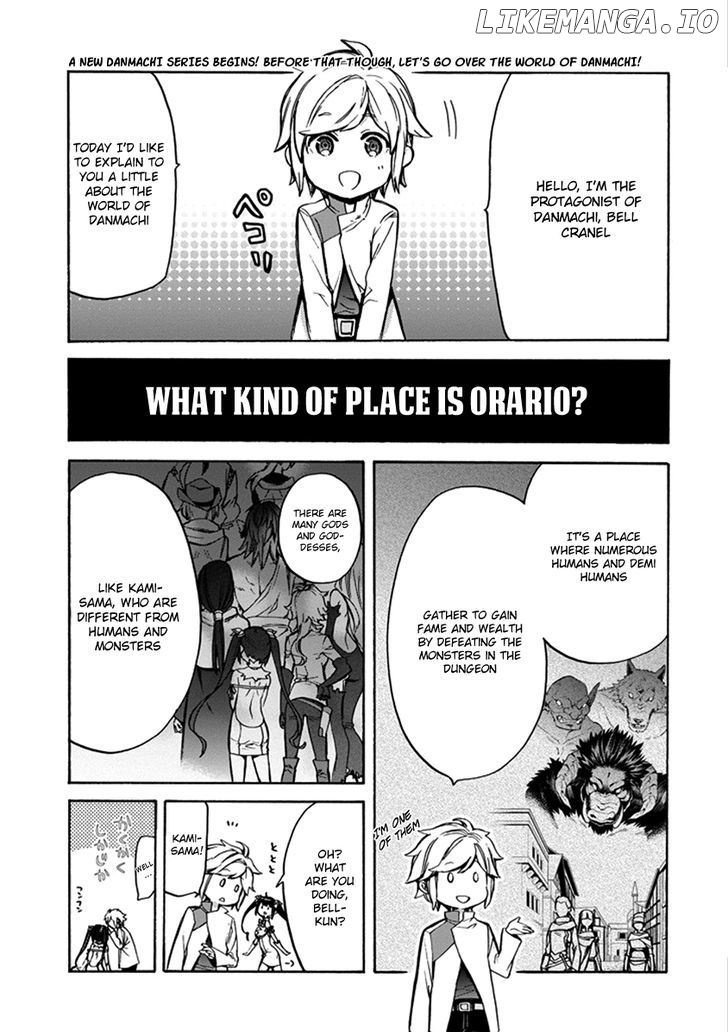Dungeon ni Deai o Motomeru no wa Machigatte Iru Darou ka - Familia Chronicle: Episode Ryuu chapter 1 - page 2