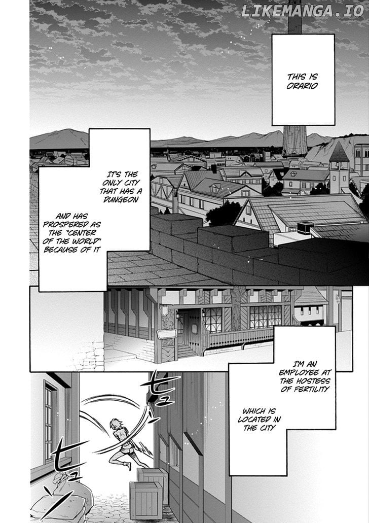 Dungeon ni Deai o Motomeru no wa Machigatte Iru Darou ka - Familia Chronicle: Episode Ryuu chapter 1 - page 6