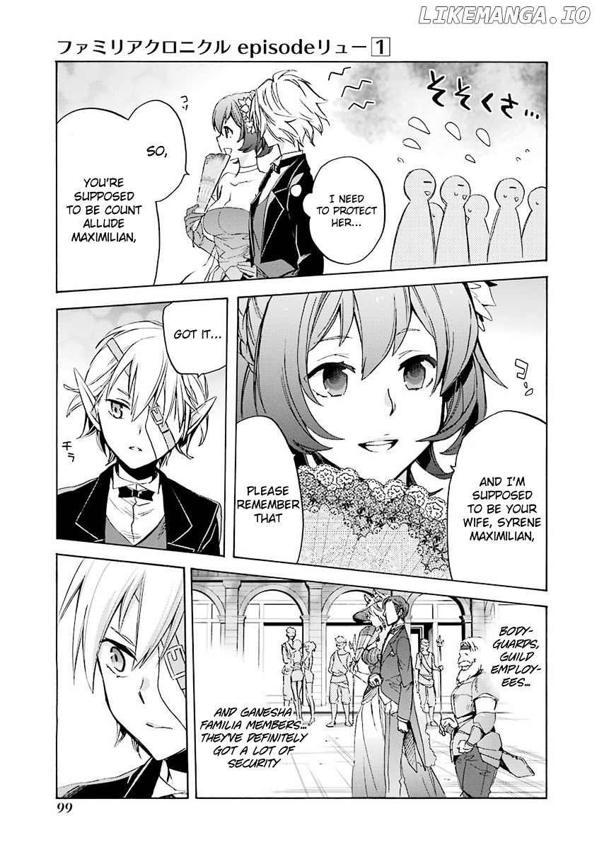 Dungeon ni Deai o Motomeru no wa Machigatte Iru Darou ka - Familia Chronicle: Episode Ryuu chapter 2 - page 35