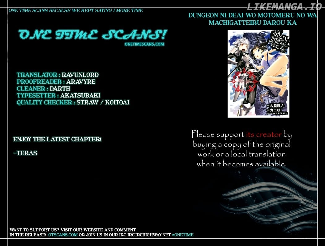 Dungeon ni Deai o Motomeru no wa Machigatte Iru Darou ka chapter 50 - page 1