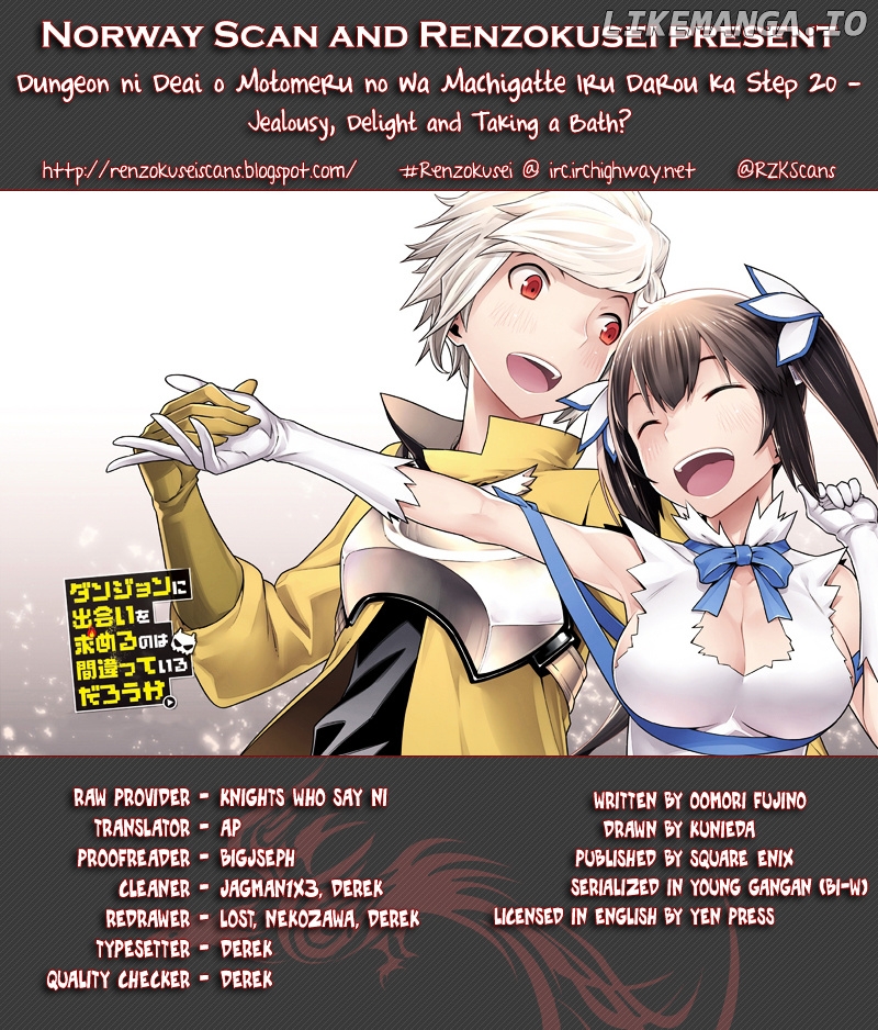 Dungeon ni Deai o Motomeru no wa Machigatte Iru Darou ka chapter 20 - page 1