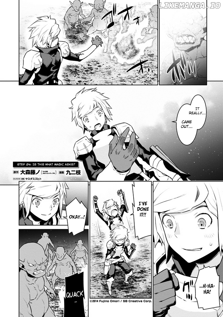 Dungeon ni Deai o Motomeru no wa Machigatte Iru Darou ka chapter 24 - page 4