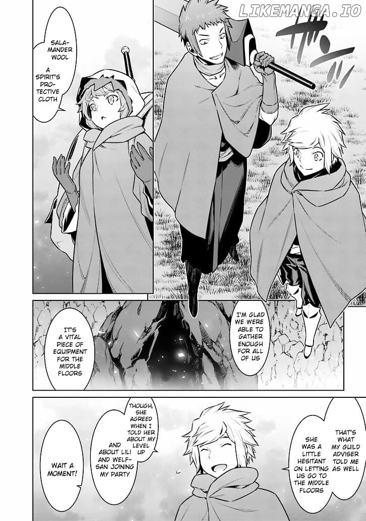 Dungeon ni Deai o Motomeru no wa Machigatte Iru Darou ka chapter 56 - page 14