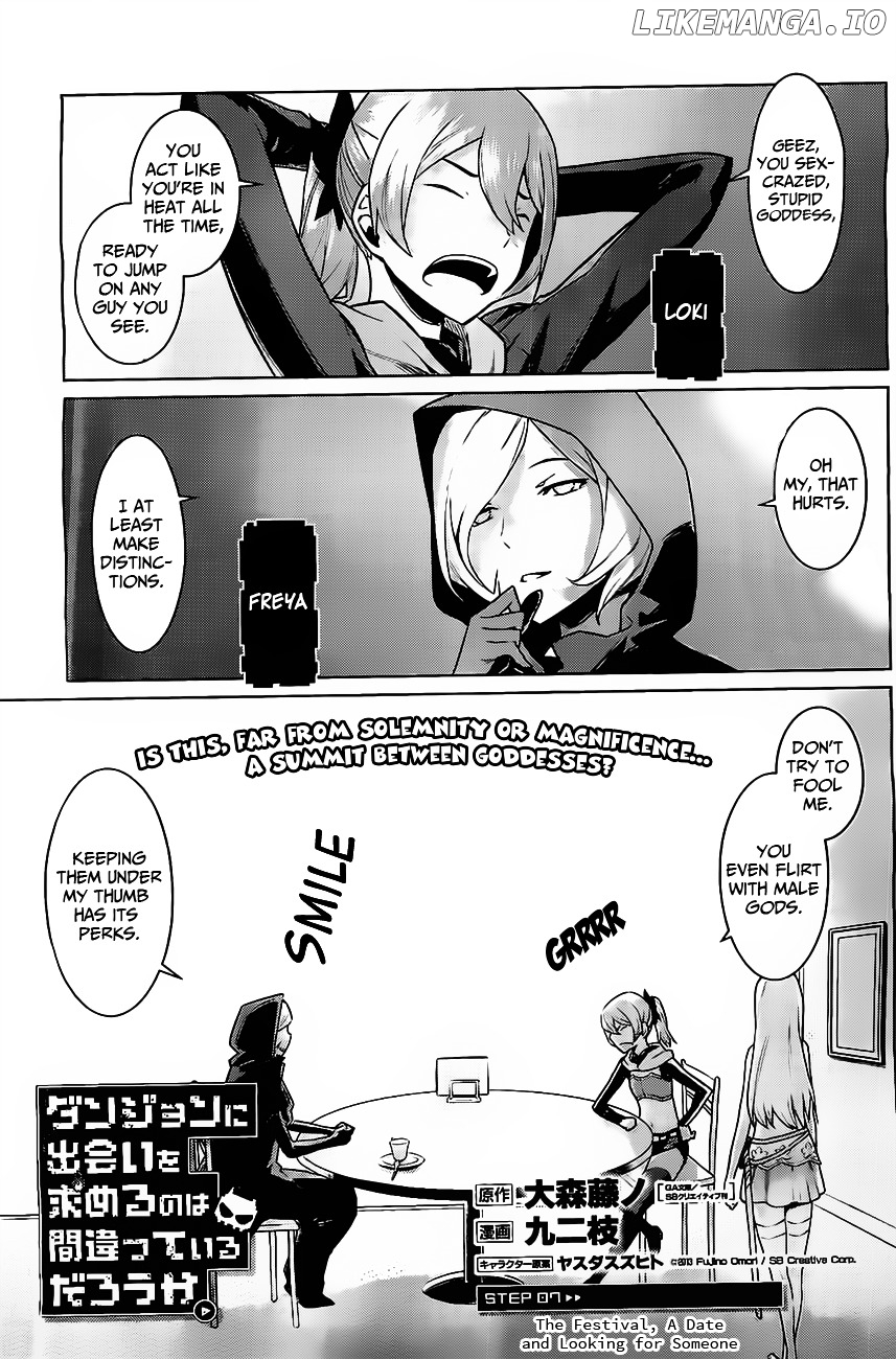 Dungeon ni Deai o Motomeru no wa Machigatte Iru Darou ka chapter 7 - page 3