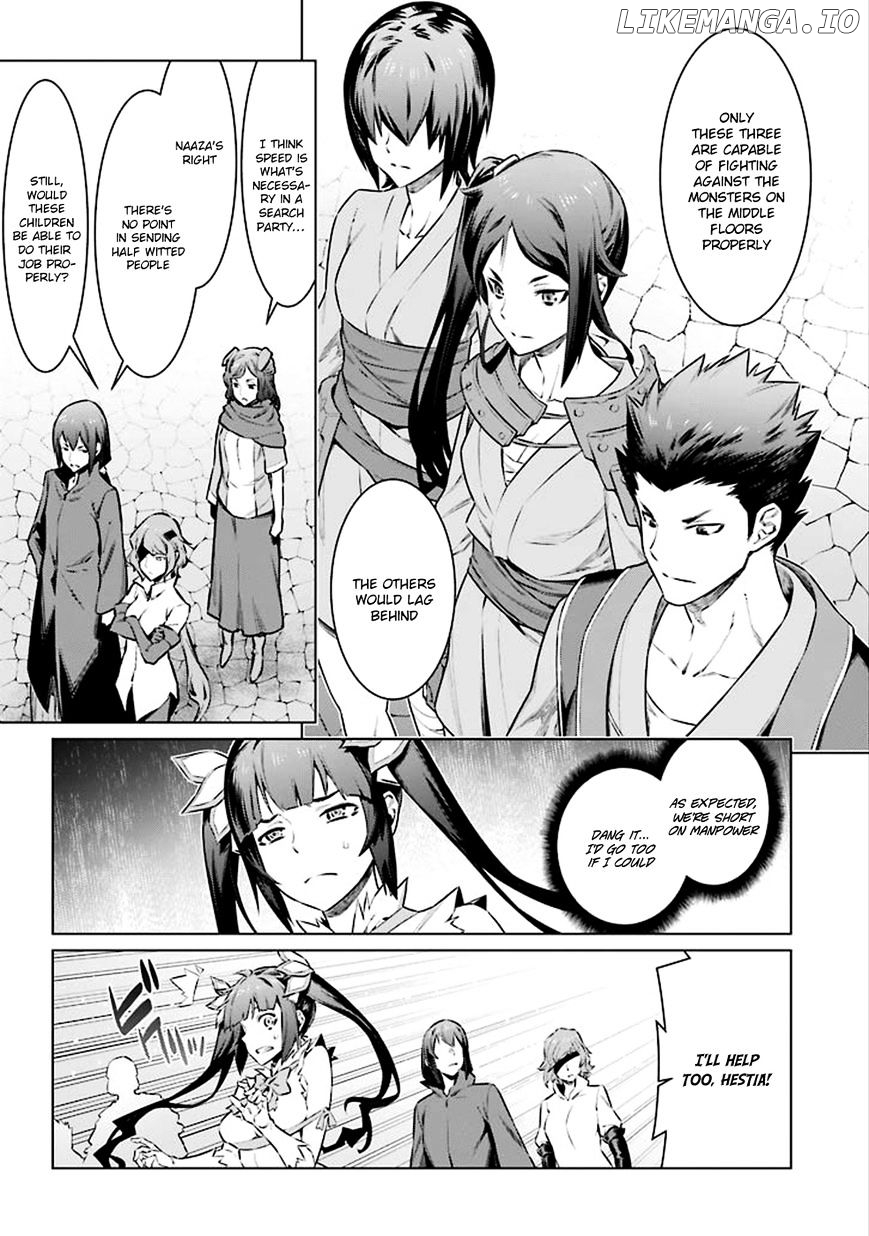 Dungeon ni Deai o Motomeru no wa Machigatte Iru Darou ka chapter 61 - page 12
