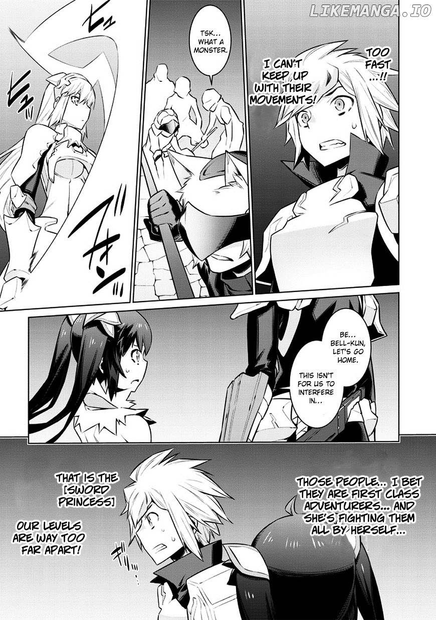 Dungeon ni Deai o Motomeru no wa Machigatte Iru Darou ka chapter 36 - page 21