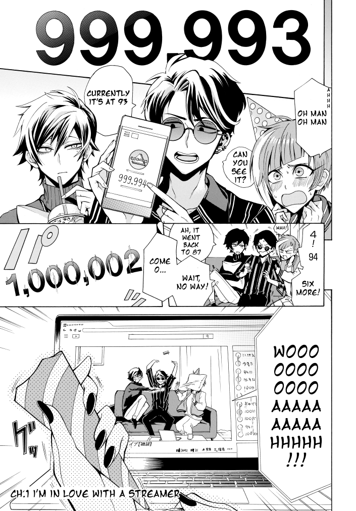Gachi Koi Nenchakujuu: Net Haishinsha no Kanojo ni naritakute chapter 1 - page 1