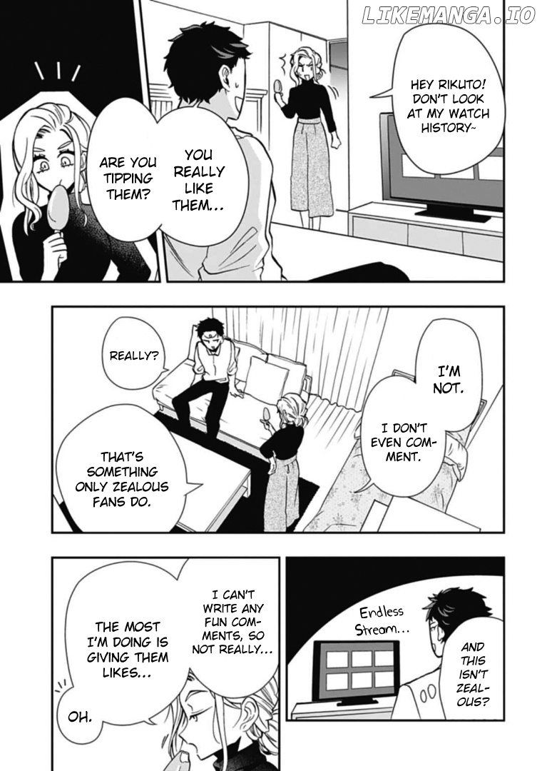 Gachi Koi Nenchakujuu: Net Haishinsha no Kanojo ni naritakute chapter 42 - page 9