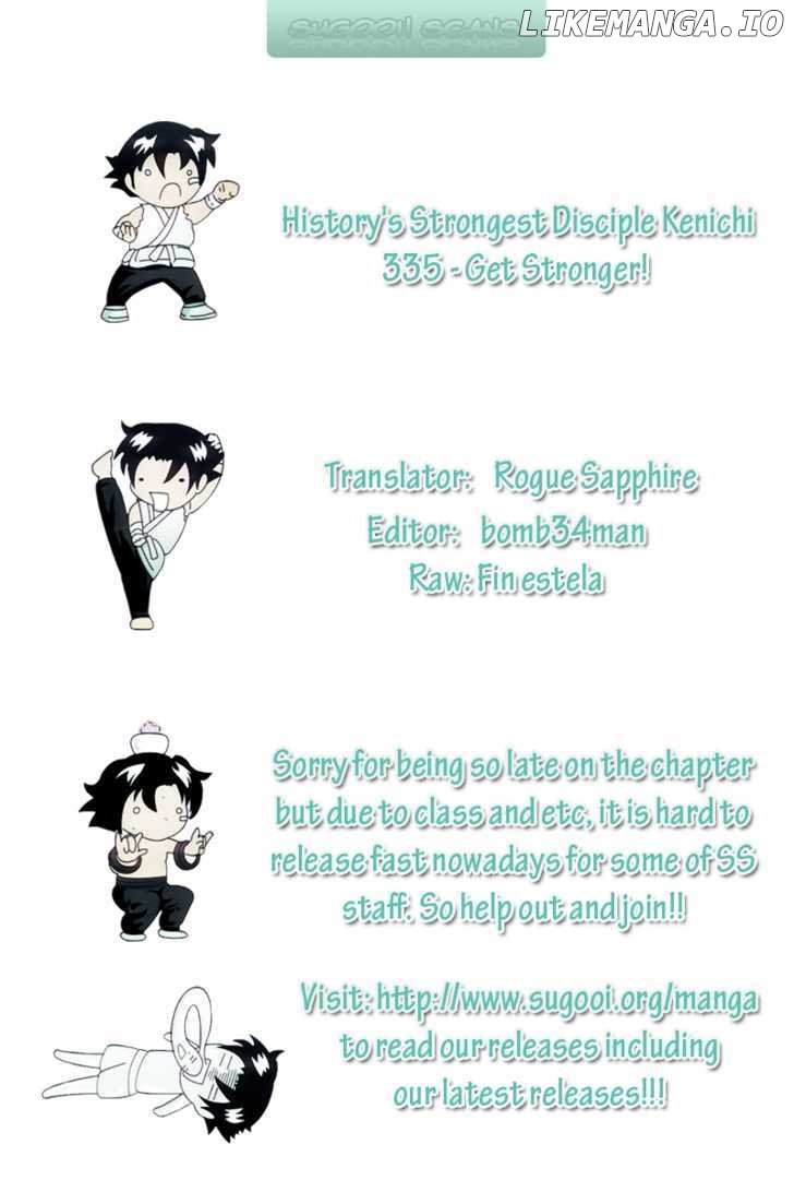 History's Strongest Disciple Kenichi Chapter 335 - page 1